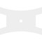 Ekena Millwork Haven Architectural Grade PVC Ceiling Medallion, 40"W x 26 5/8"H x 3"ID x 8 3/4"C x 1"P, One-Piece CMP40X26HN-03000 - alternate 2